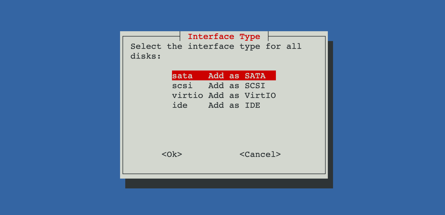 Bus interface selection