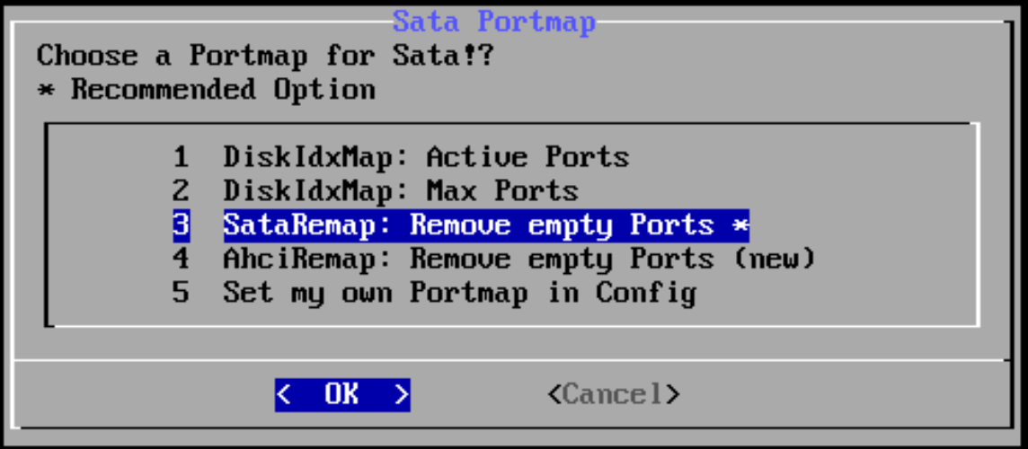 Arc SATA portmap